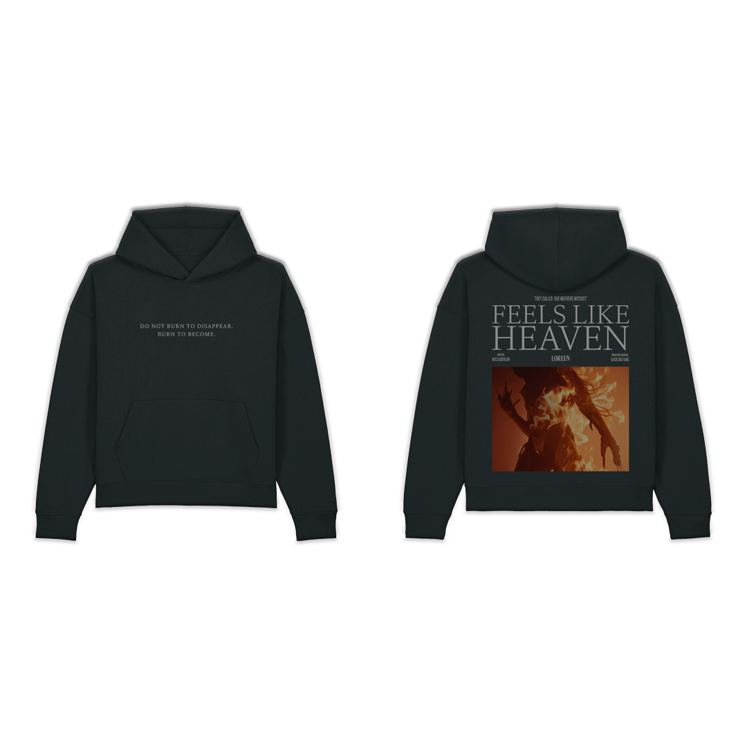 BURN TO BECOME - BLACK HOODIE