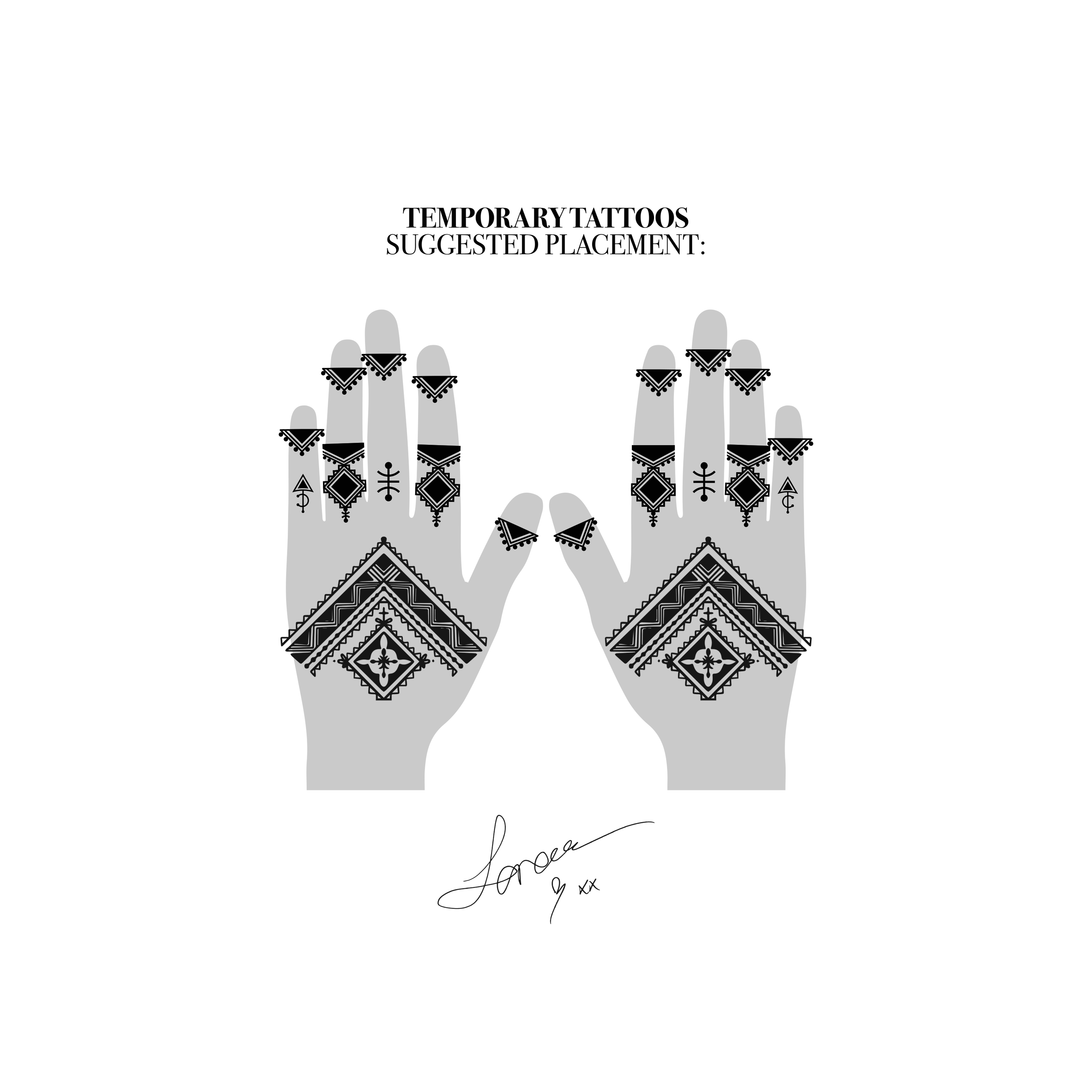 LOREEN TEMPORARY TATTOOS