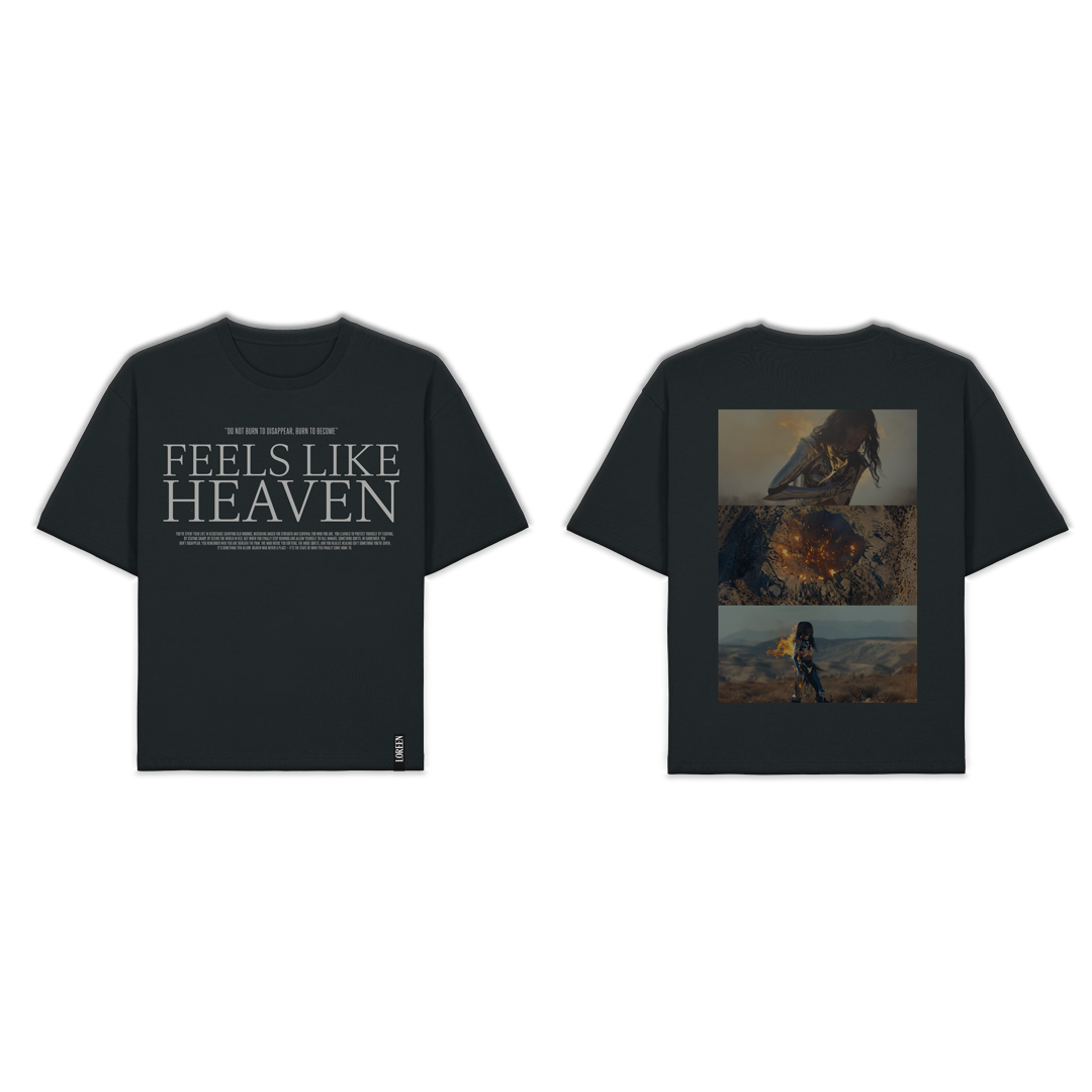 FEELS LIKE HEAVEN - BLACK TEE